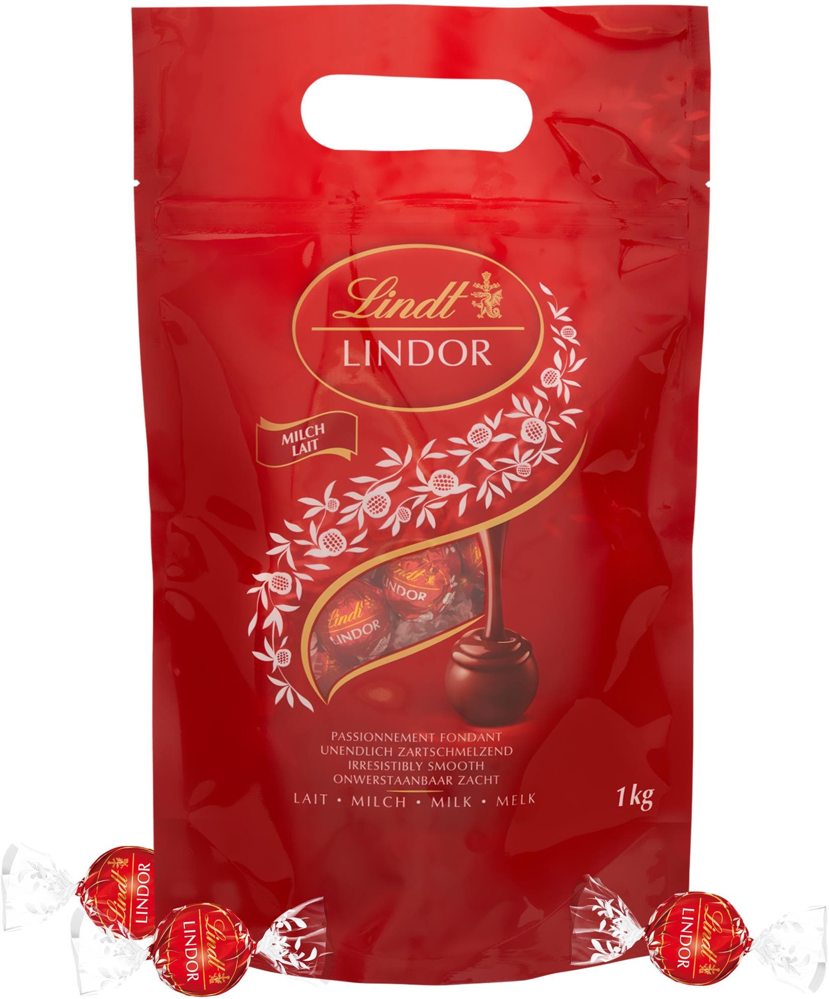 Bonbon LINDT Lindor Bag Milk 1000 g