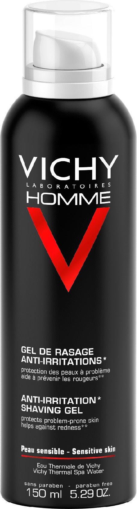 Borotvagél VICHY Homme Sensi Shave Anti-irritation Shaving Gel 150ml