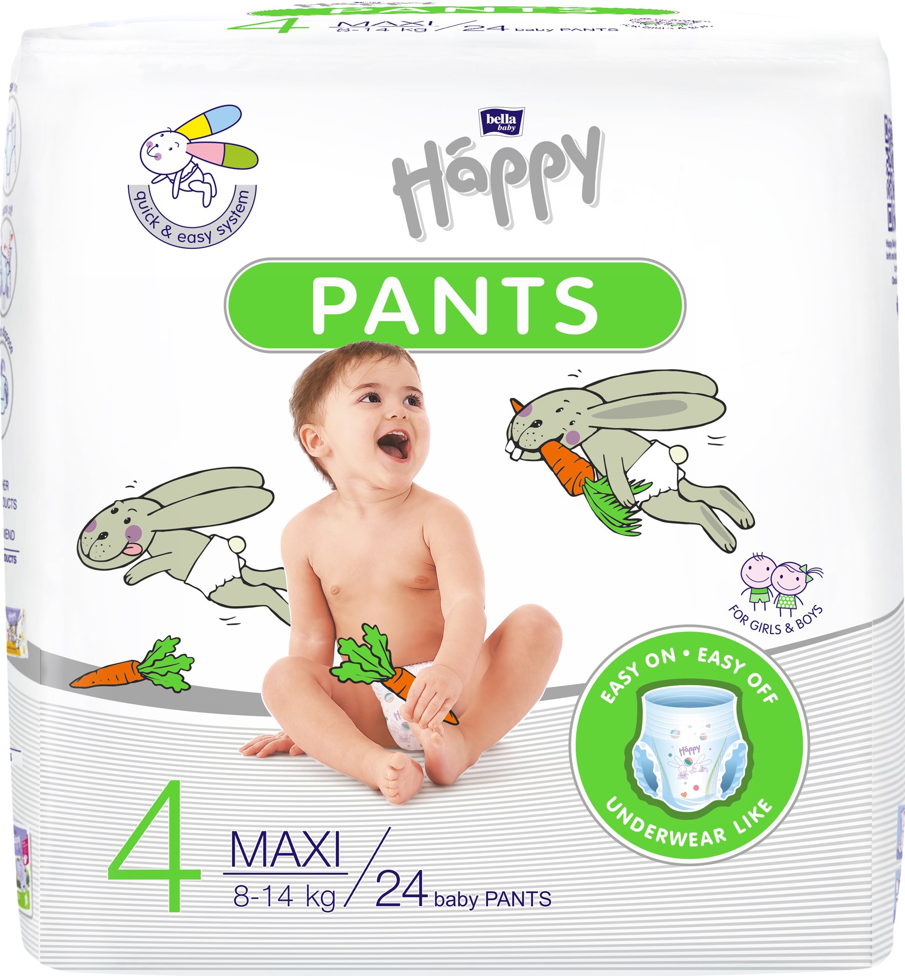 Bugyipelenka Bella Happy Pants Maxi 24 db