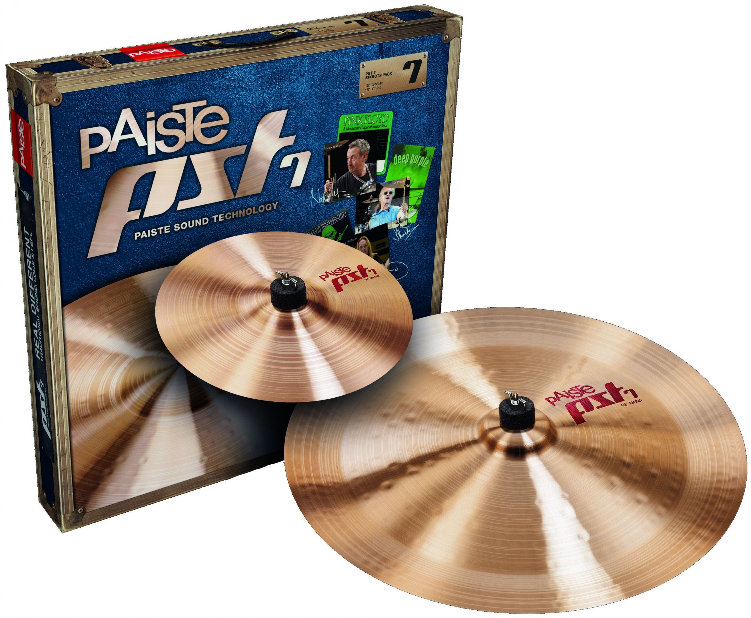 Cintányér Paiste PST 7 Effects Set 10/18