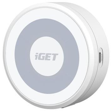 Csengő tartozék iGET HOME Chime CHS1 White - beltéri hangszóró LED-del az iGET Doorbell DS1 csengőkhöz