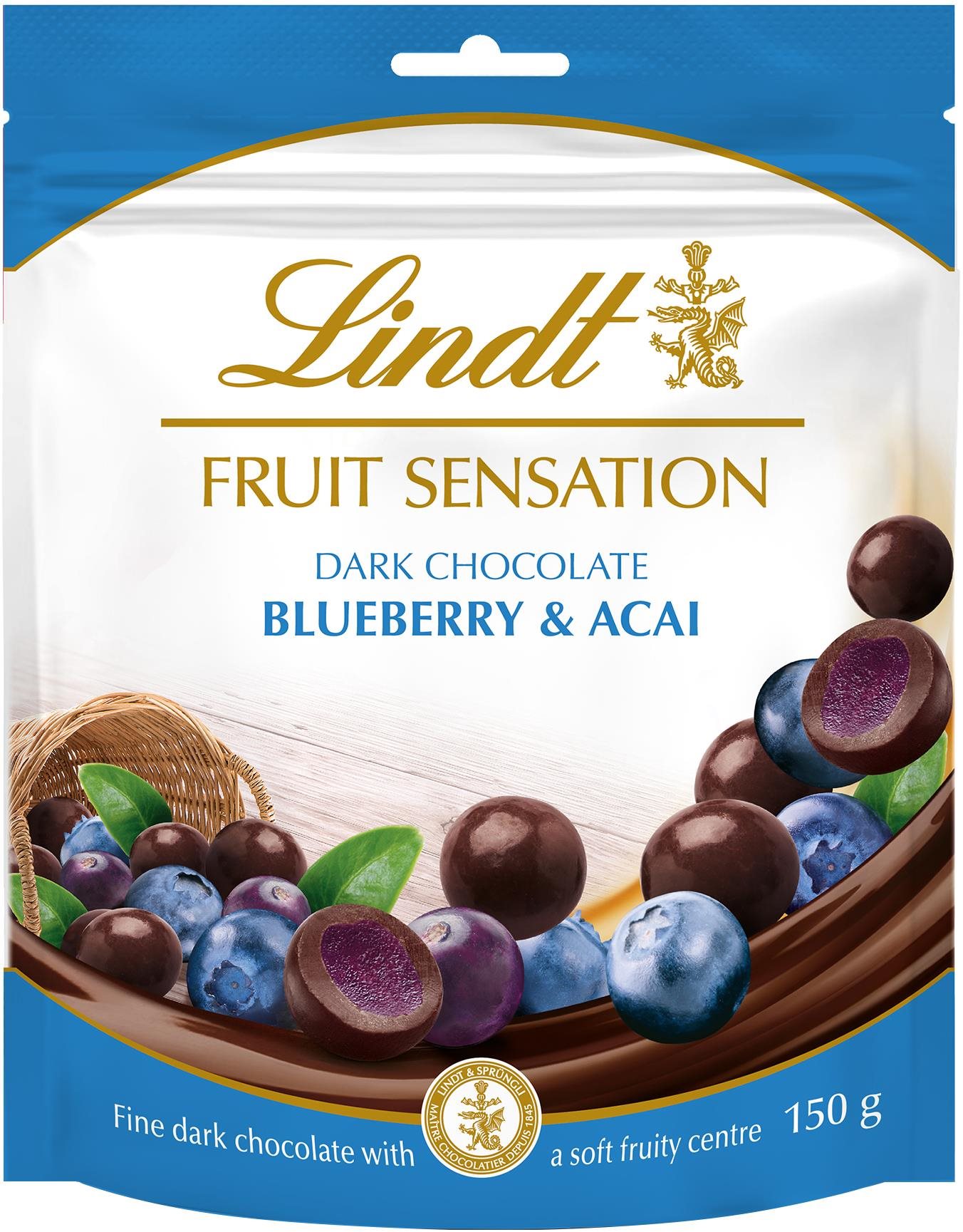 Csokoládé LINDT Sensation Fruit Bluberry&Acai 150 g