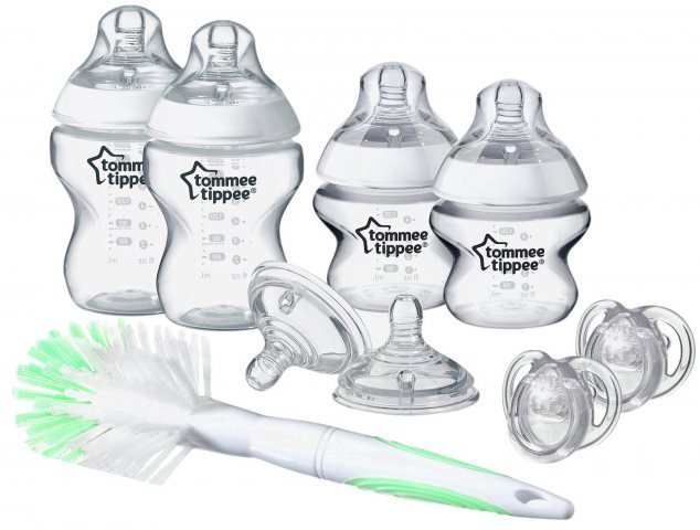 Cumisüveg szett Tommee Tippee C2N cumisüvegkészlet kefével