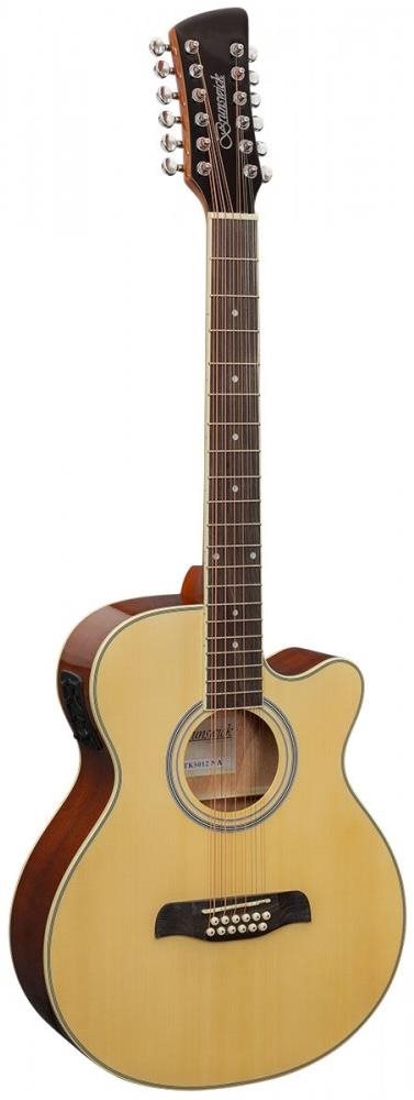 Elektroakusztikus gitár Brunswick BTK5012 Natural