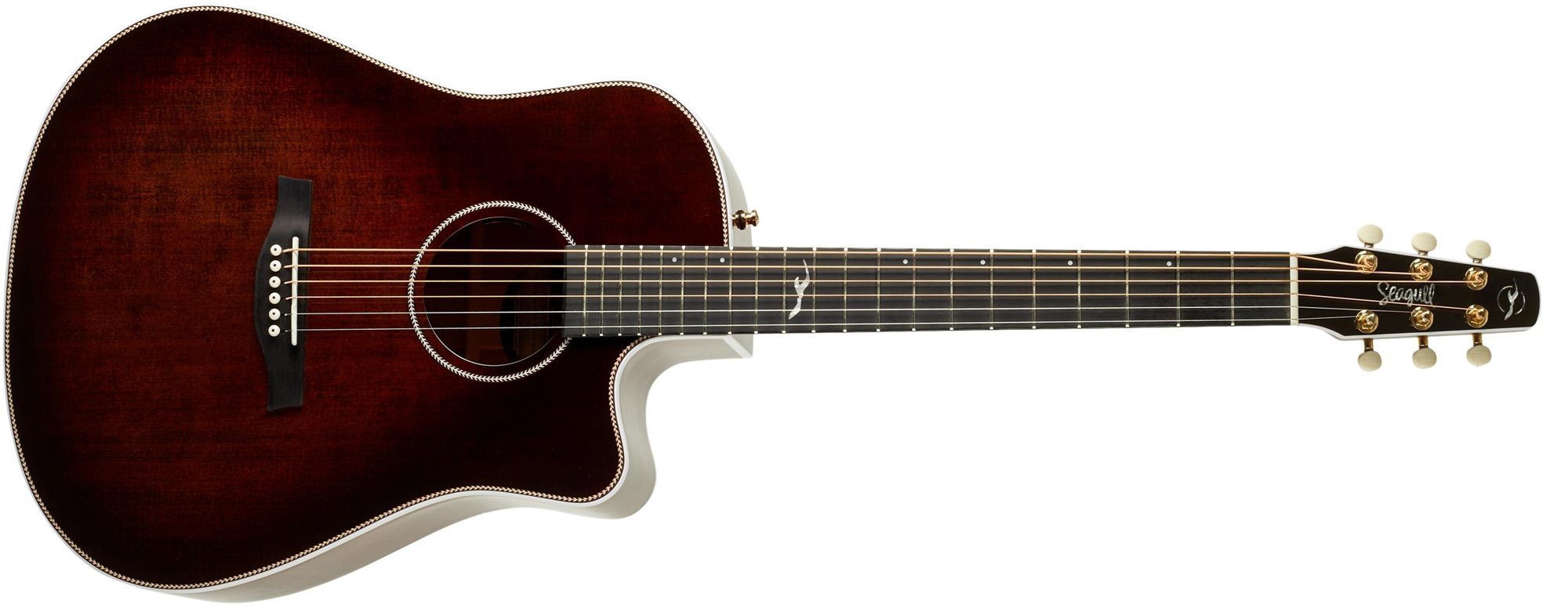 Elektroakusztikus gitár Seagull Artist Peppino Signature CW Burnt Umber