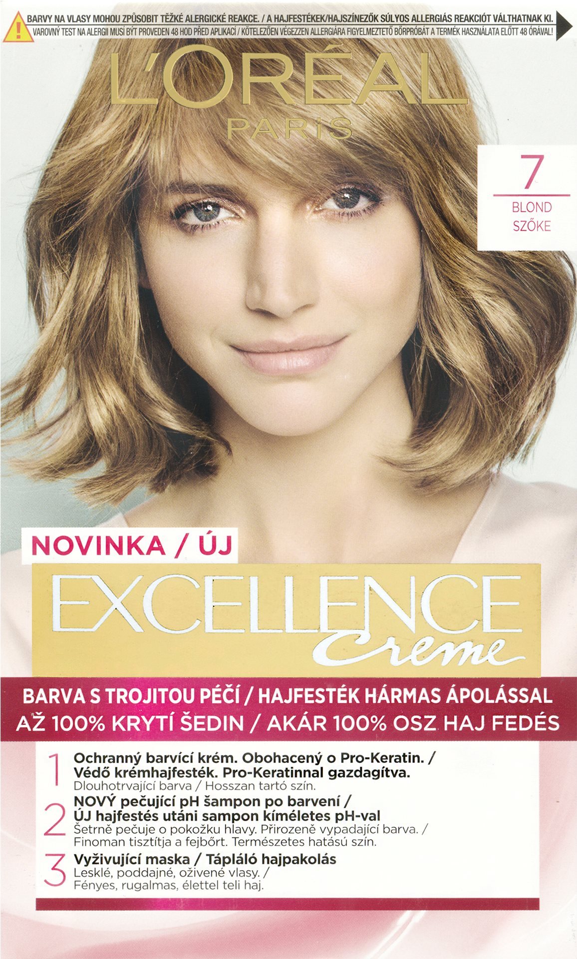 Hajfesték L'ORÉAL PARIS EXCELLENCE Creme 7