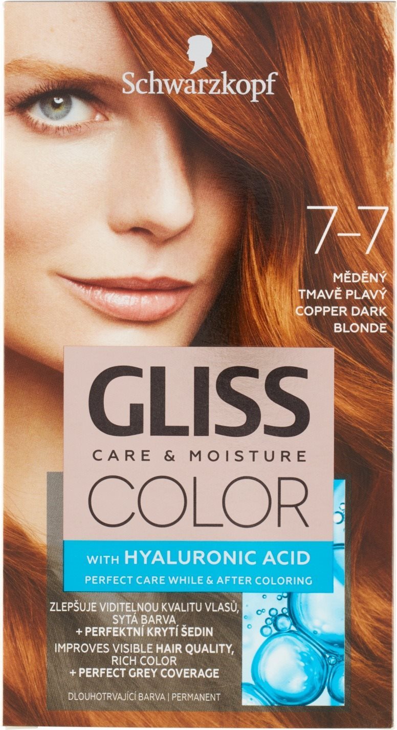 Hajfesték SCHWARZKOPF GLISS COLOR 7-7 Rezes sötétszőke 60 ml