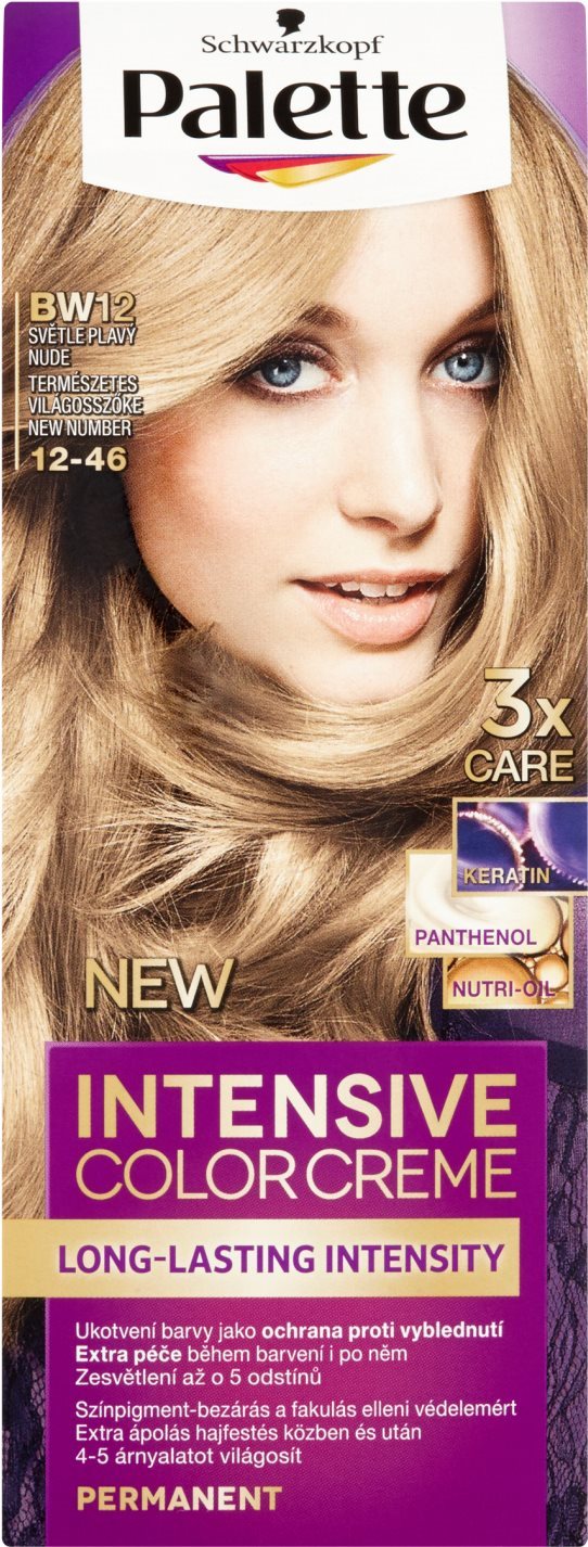 Hajfesték SCHWARZKOPF PALETTE Intensive Color Cream 12-46 (BW12) természetes világosszőke