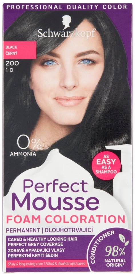 Hajfesték SCHWARZKOPF Perfect Mousse Tartós hajszínező hab 200