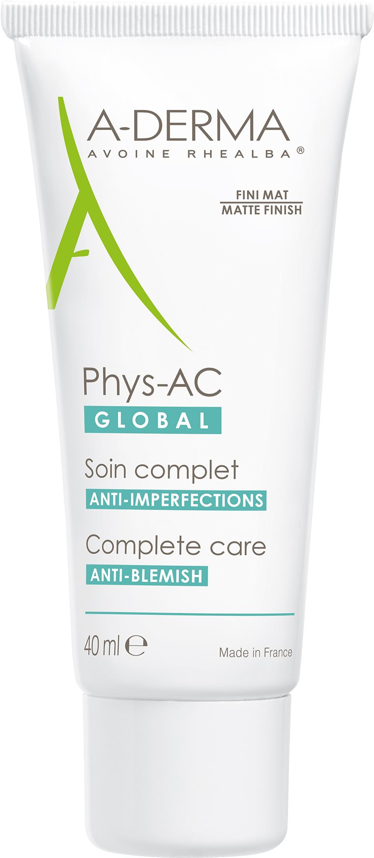 Hidratáló arckrém A-DERMA Phys-AC Global Átfogó ápolás pattanásokra hajlamos bőrre 40 ml