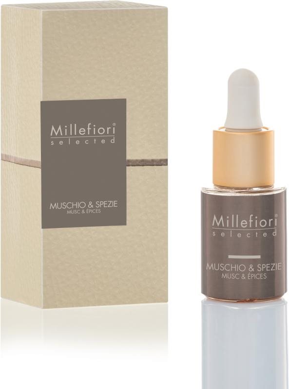 Illóolaj MILLEFIORI MILANO Hydro Selected Muschio And Spezie 15 ml