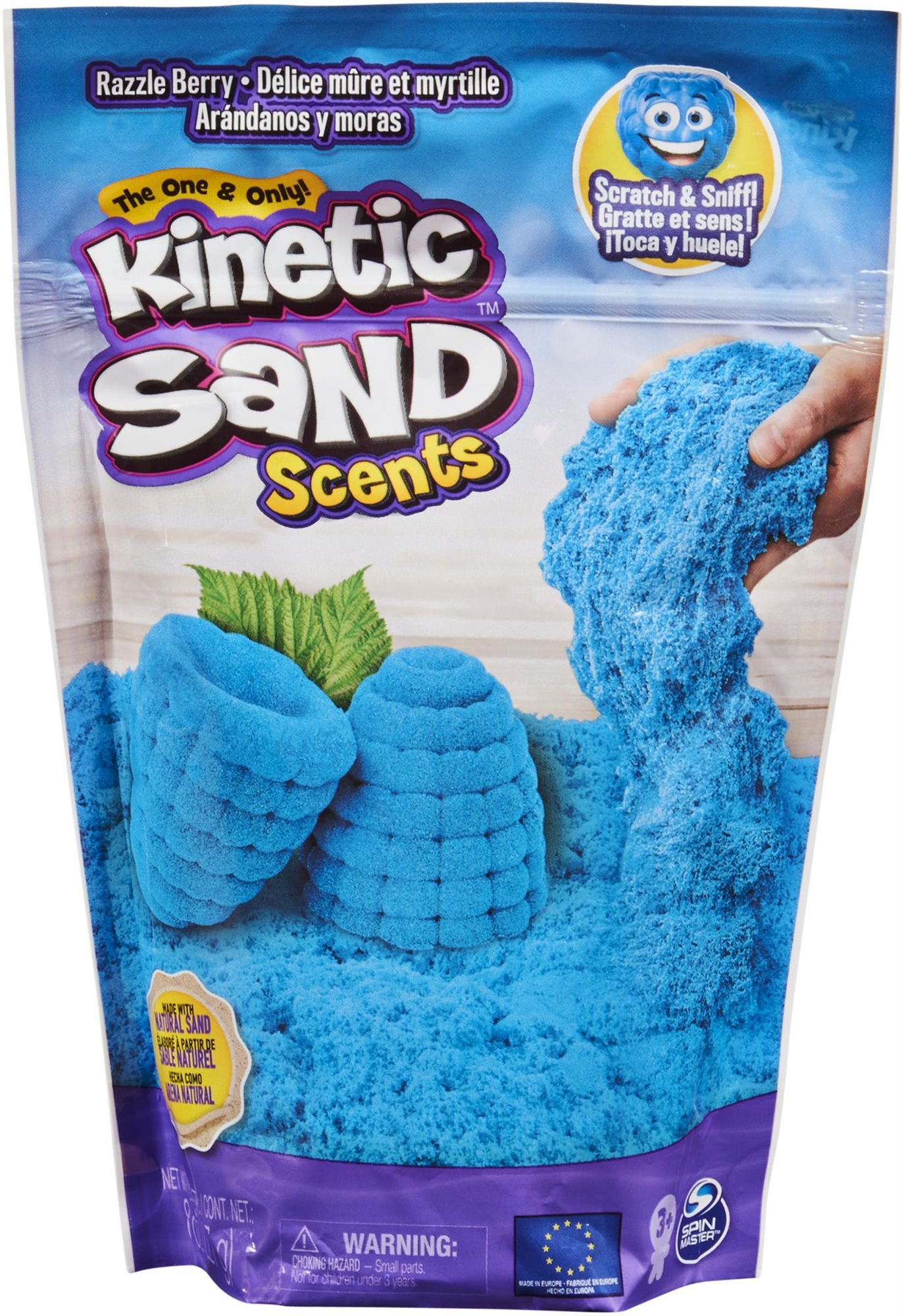 Kinetikus homok Kinetic Sand Illatos folyékony homok - Szeder málnával