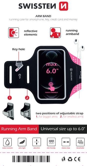 Mobiltelefon tok Swissten Armband 6