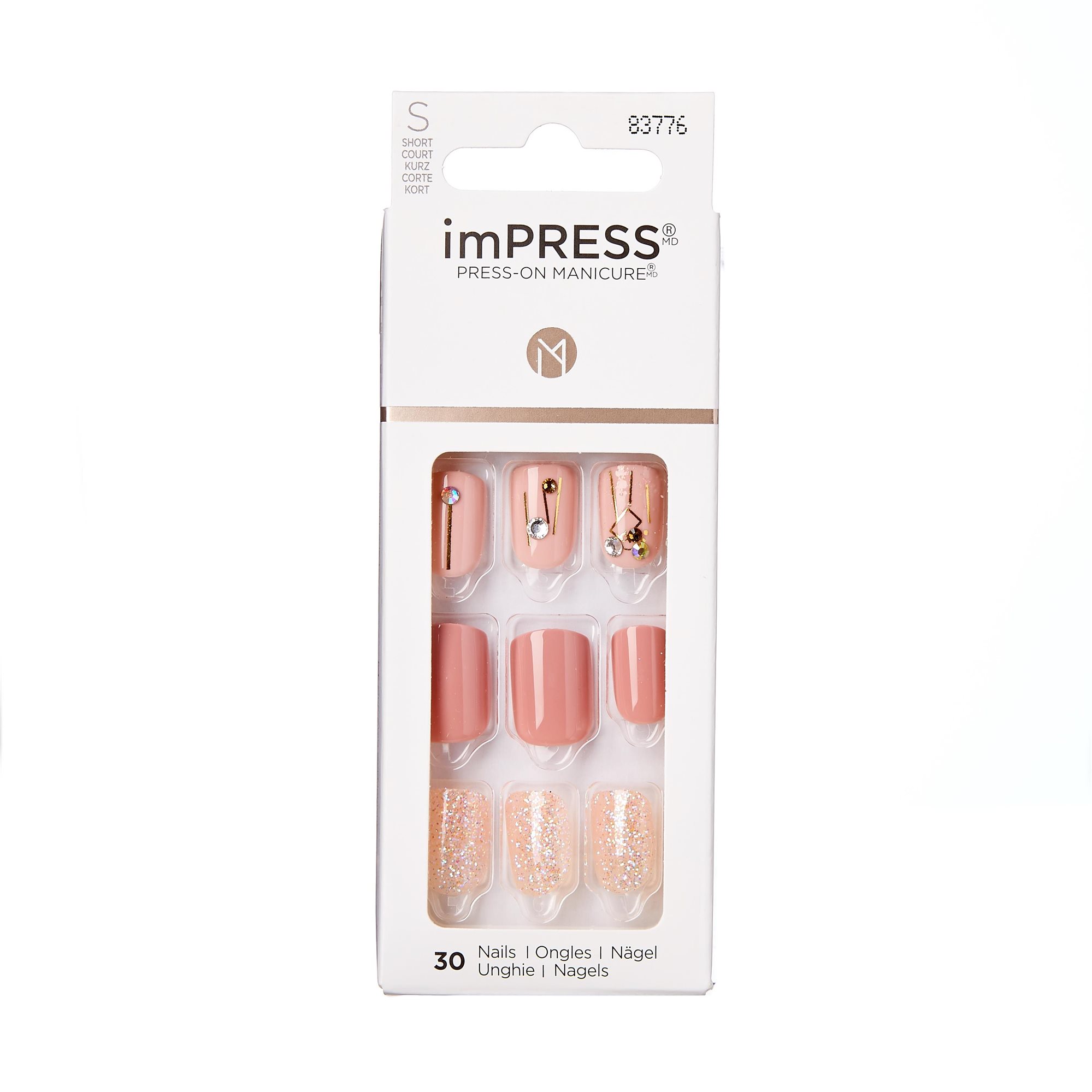 Műköröm KISS imPRESS Nails - Fine Lines