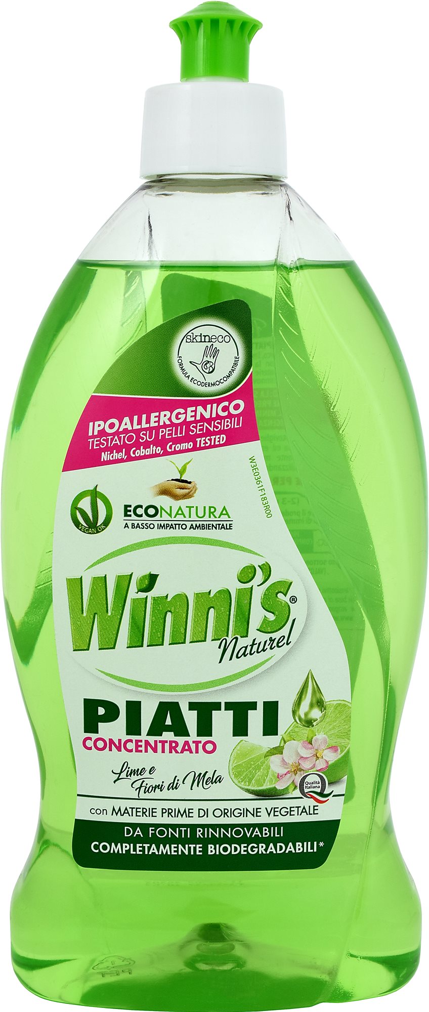 Öko mosogatószer WINNI´S Piatti lime 500 ml