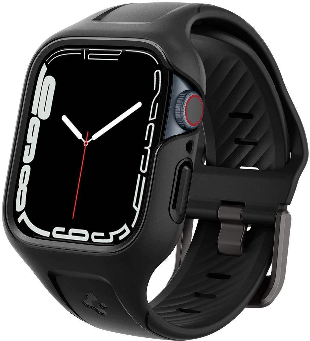 Okosóra tok Spigen Liquid Air Pro Black Apple Watch 8/7 41mm