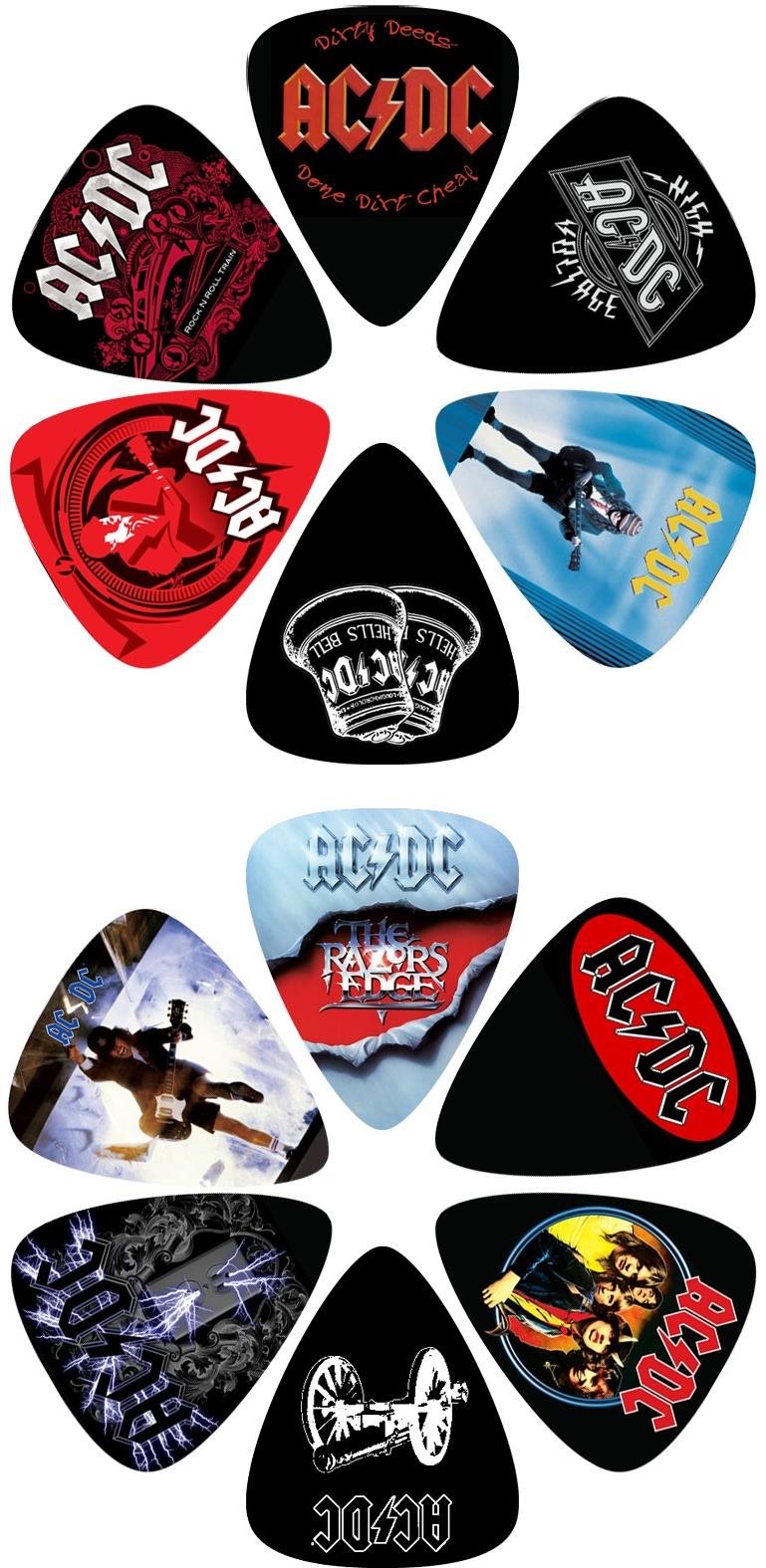 Pengető PERRIS LEATHERS AC/DC Picks V