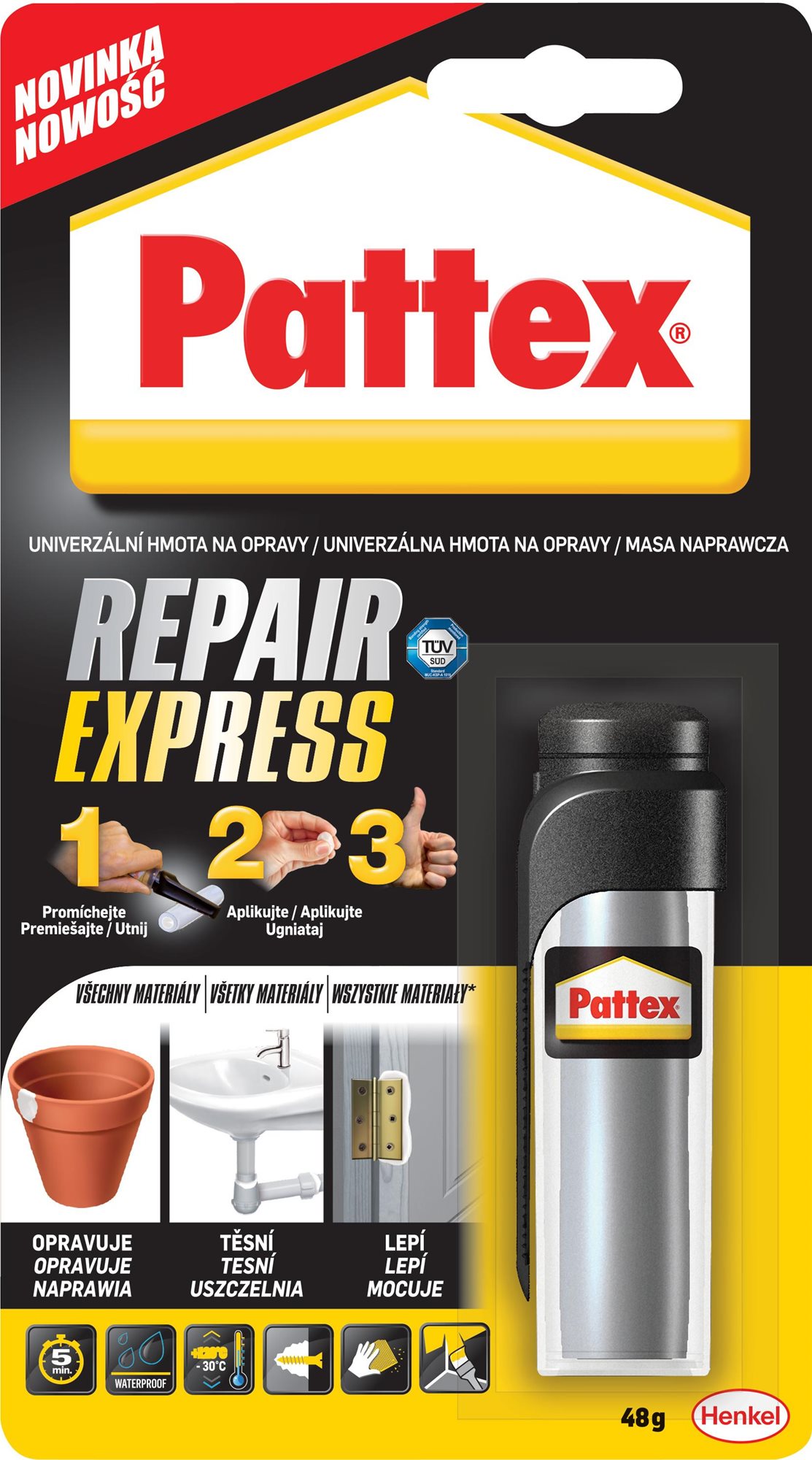 Ragasztó PATTEX Repair Express 48 g