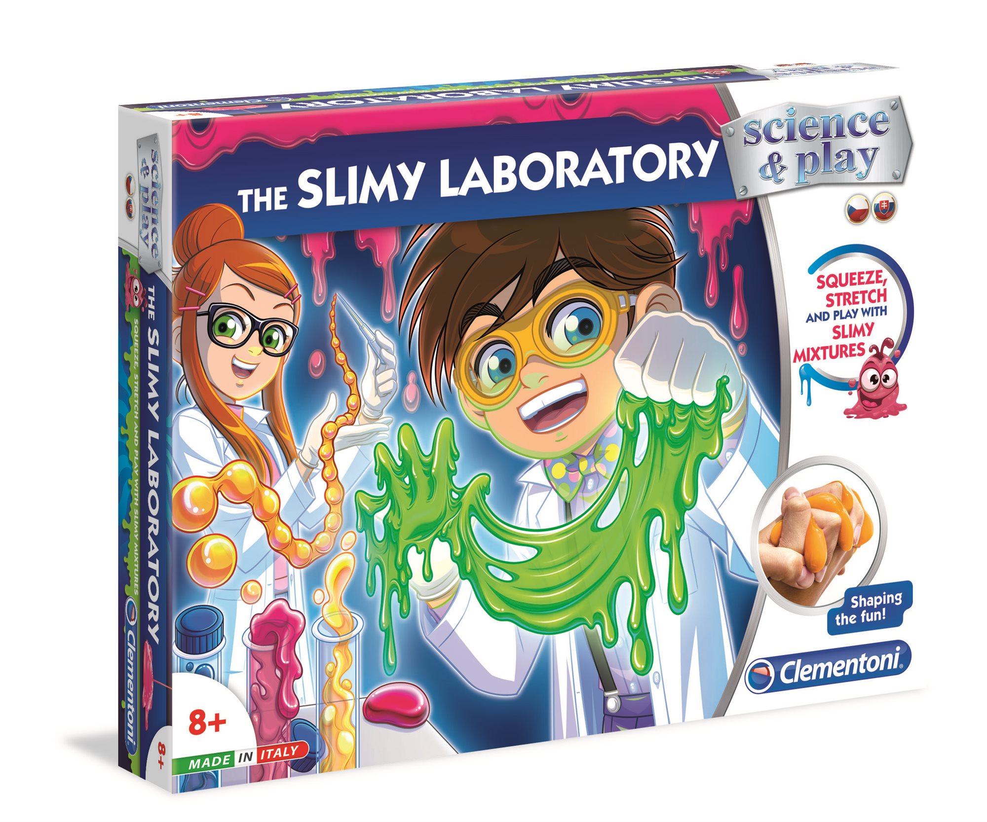 Slime-készítés Clementoni Slime Lab