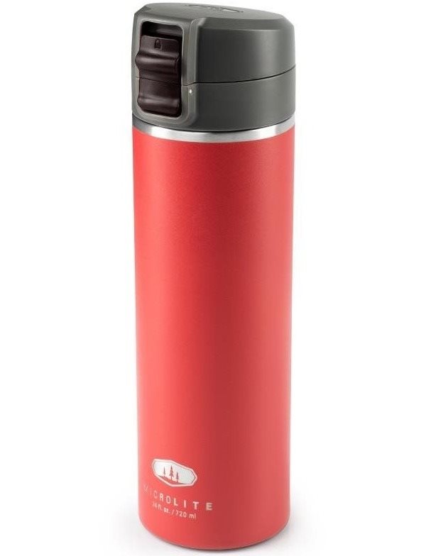 Termosz GSI Outdoors Microlite 720 Flip 720ml red dahlia