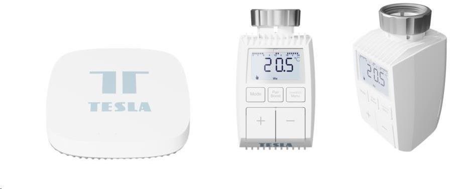 Termosztát Tesla Smart Bundle Basic 2 (2x Valve + Hub)