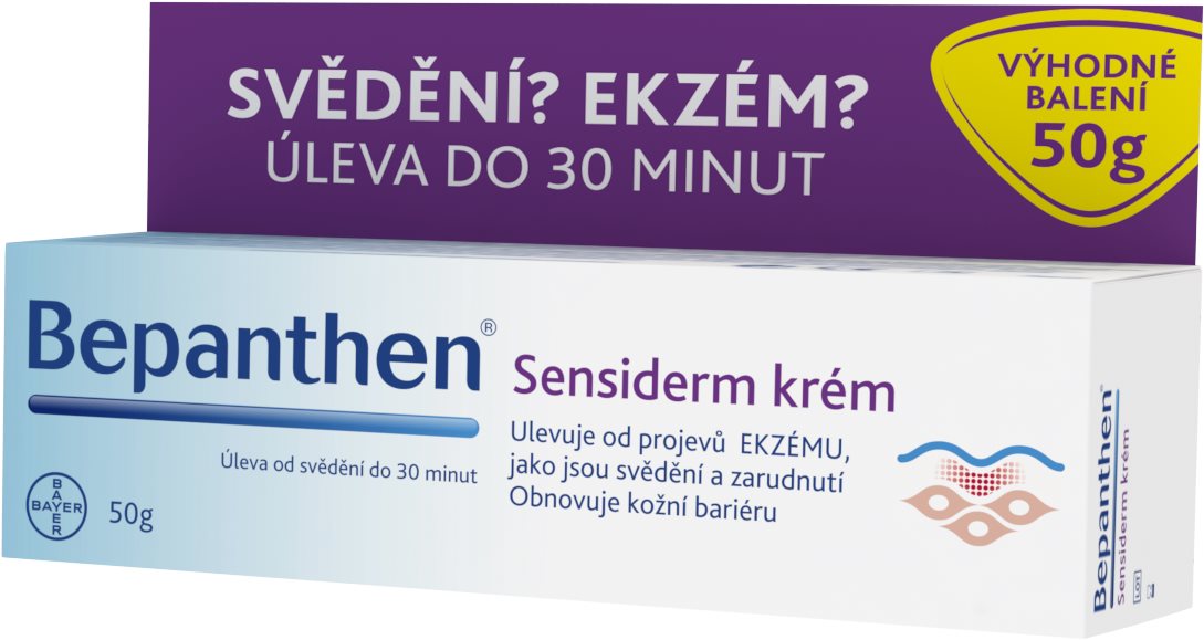 Testápoló krém Bepanthen Sensiderm krém 50g