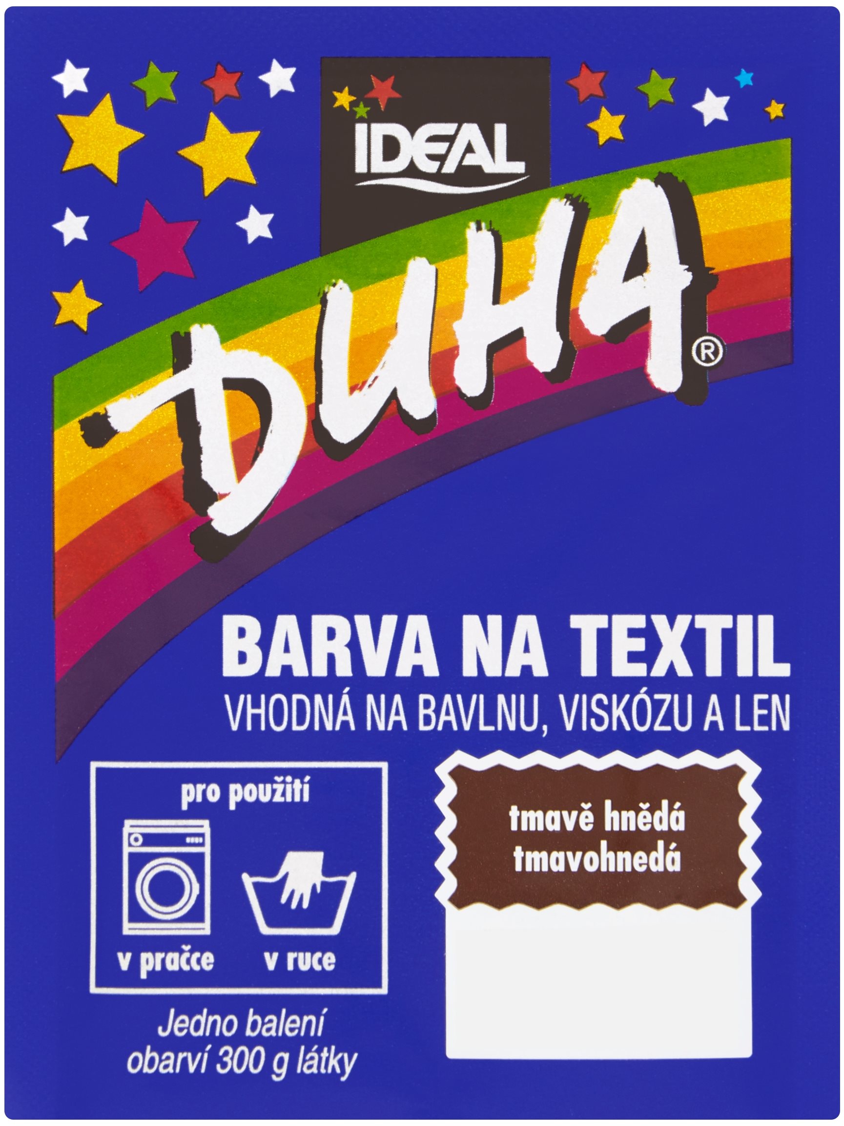 Textilfesték DUHA Textilfesték - barna 15 g