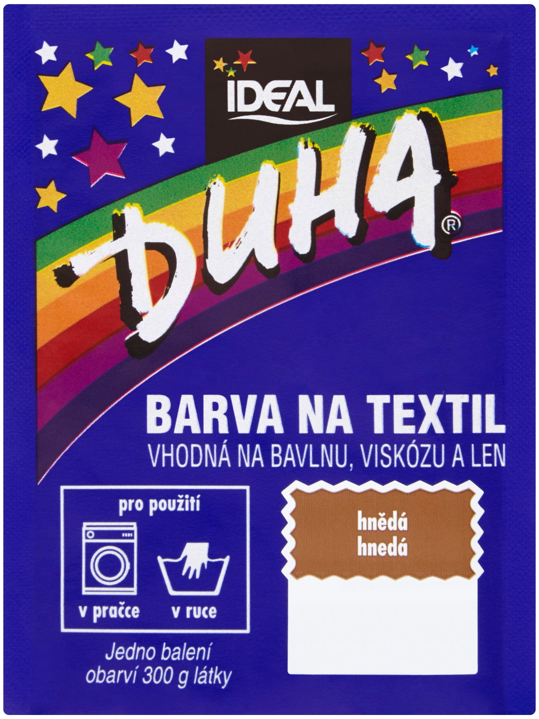 Textilfesték DUHA Textilfesték - barna 15 g