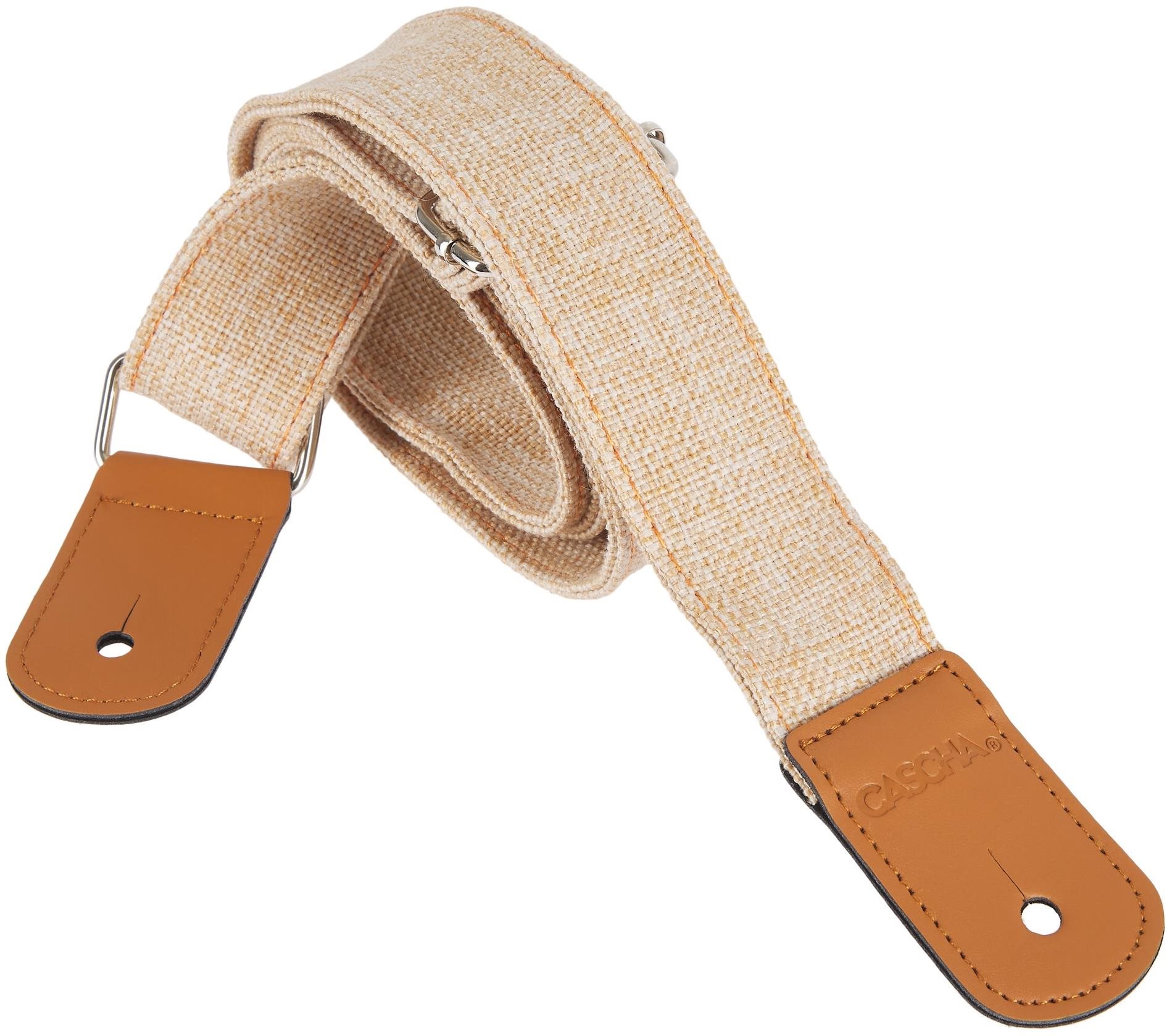 Ukulele heveder CASCHA Ukulele Strap Cotton - Bézs