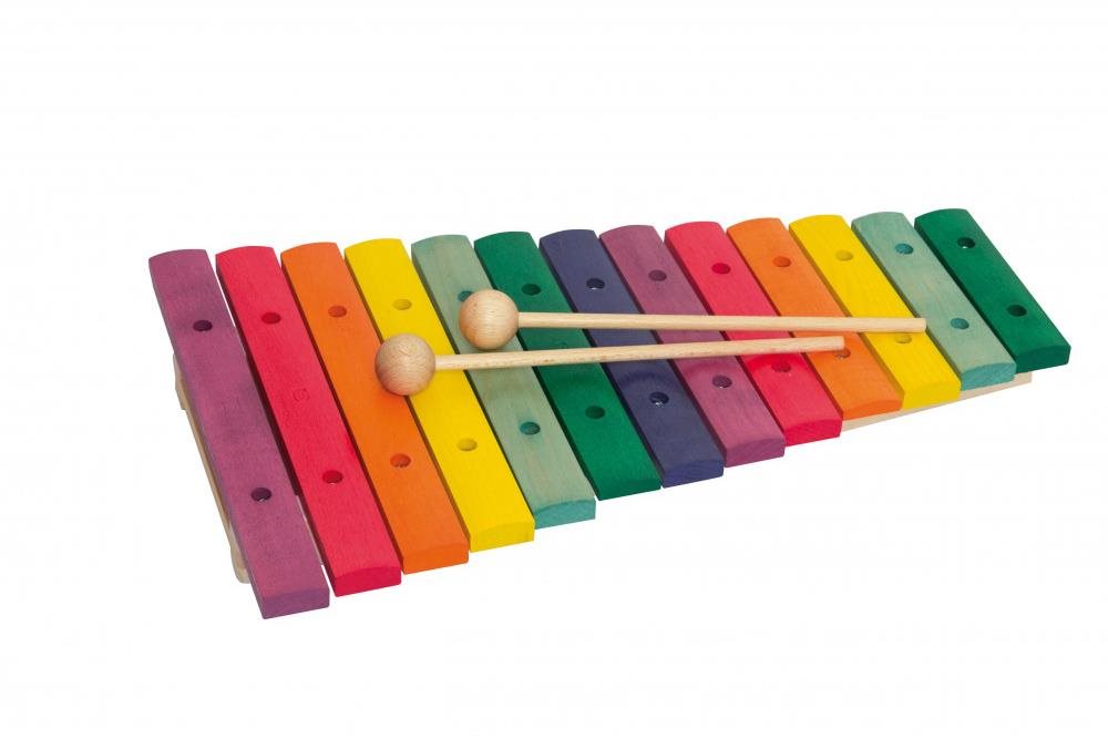 Ütős hangszer Goldon xilofon Boomwhackers h2 - g4 színekben