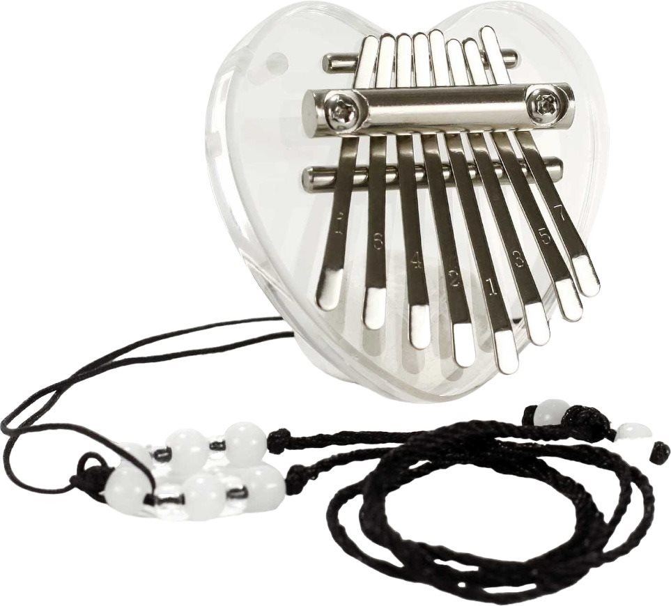 Ütős hangszer Veles-X Transparent Acrylic Mini Kalimba