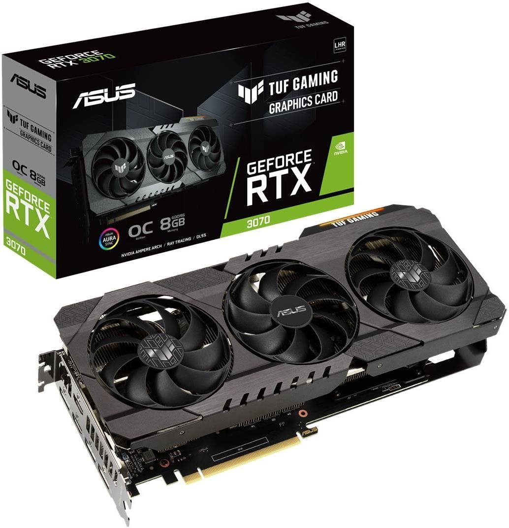 Videókártya ASUS TUF GeForce RTX 3070 GAMING V2 O8G