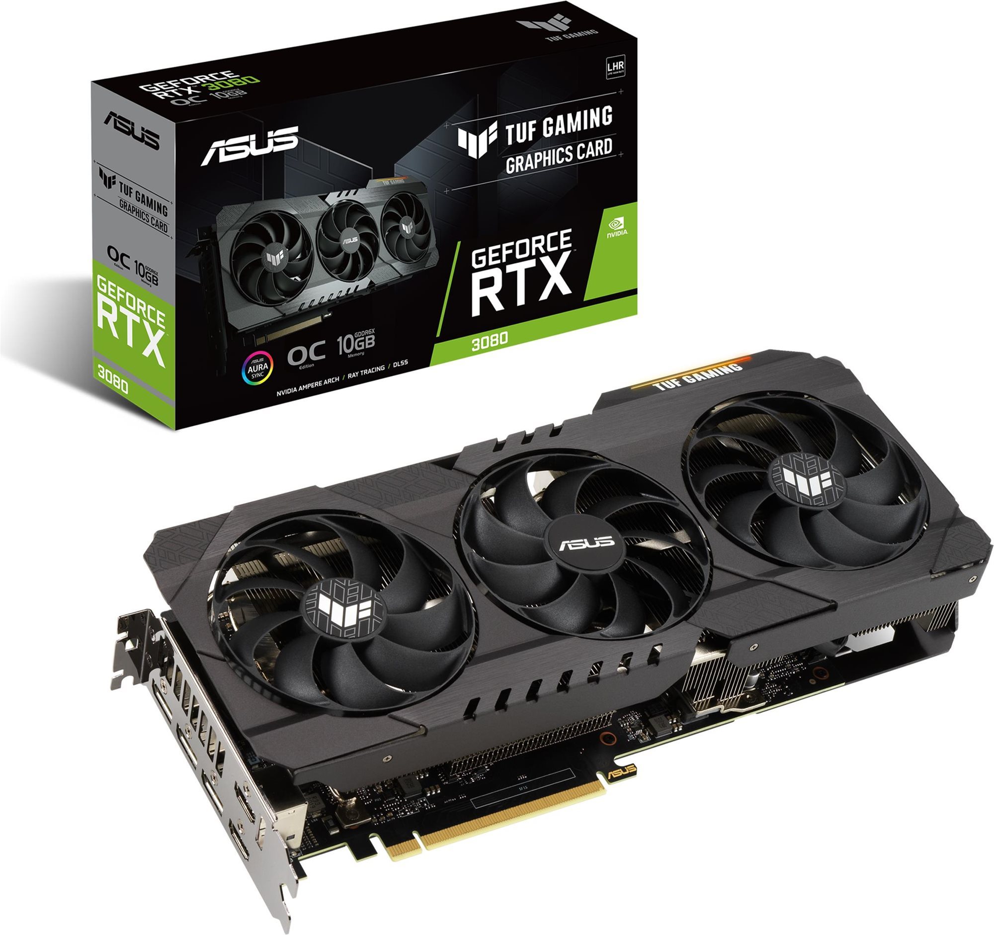 Videókártya ASUS TUF GeForce RTX 3080 GAMING V2 O10G