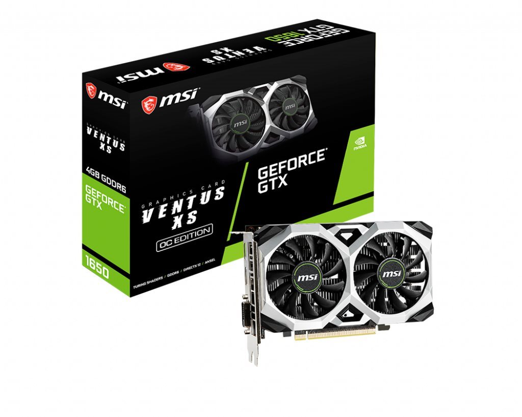 Videókártya MSI GeForce GTX 1650 D6 VENTUS XS OC