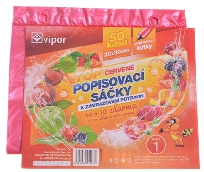 Zacskó VIPOR HDPE fagyasztótasak 20 × 30 cm