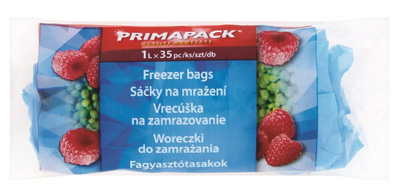 Zsák PRIMAPACK Fagyasztótasakok 1 l