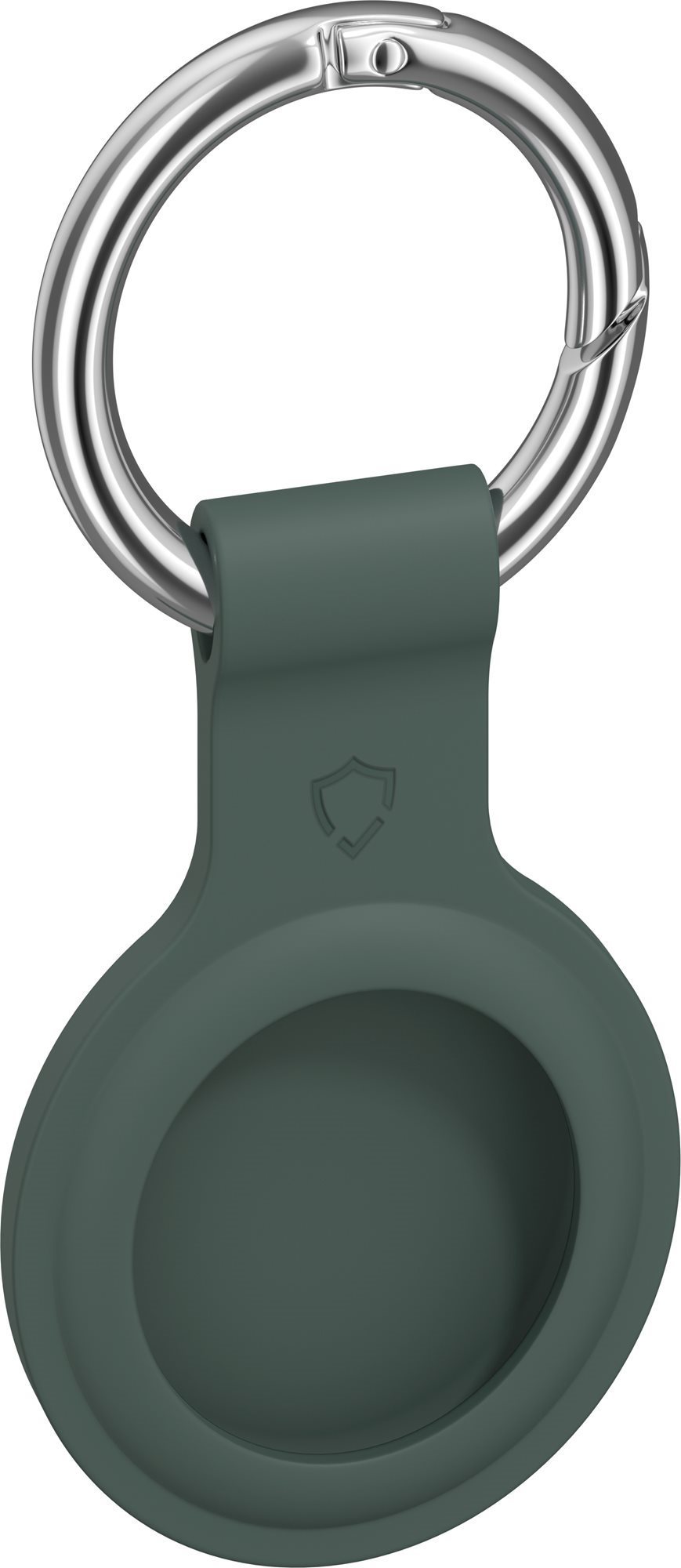 AirTag kulcstartó AlzaGuard Silicone Keychain az Airtaghez - zöld