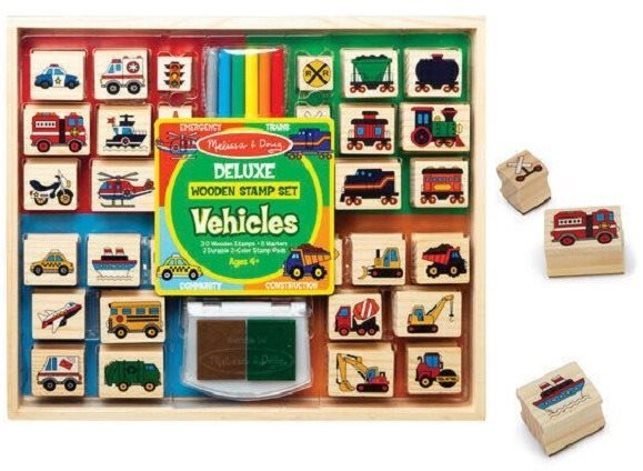 Bélyegző Melissa & Doug fa bélyegző