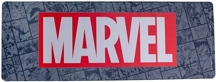 Egér és billentyűzet alátét Marvel - Marvel Logo - gamer alátét az asztalra