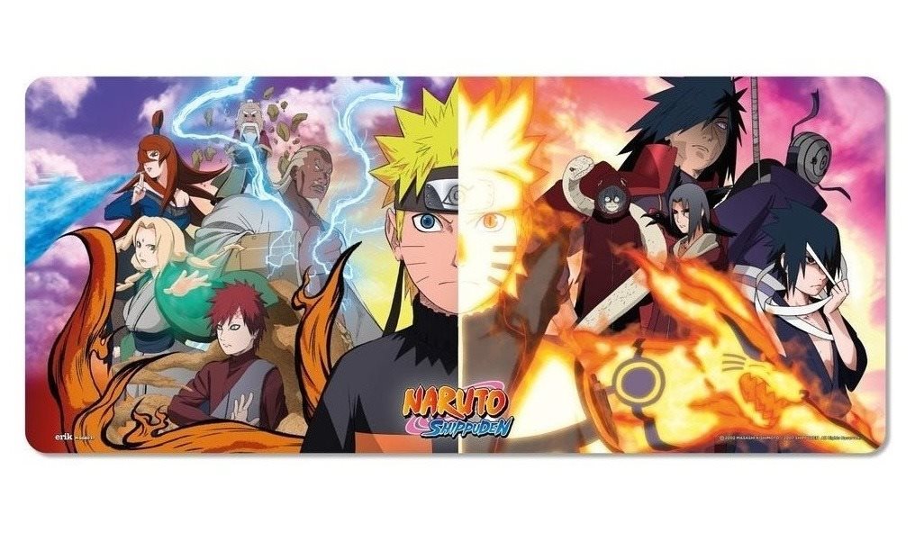 Egér és billentyűzet alátét Naruto - Shippuden - Gamer alátét az asztalra