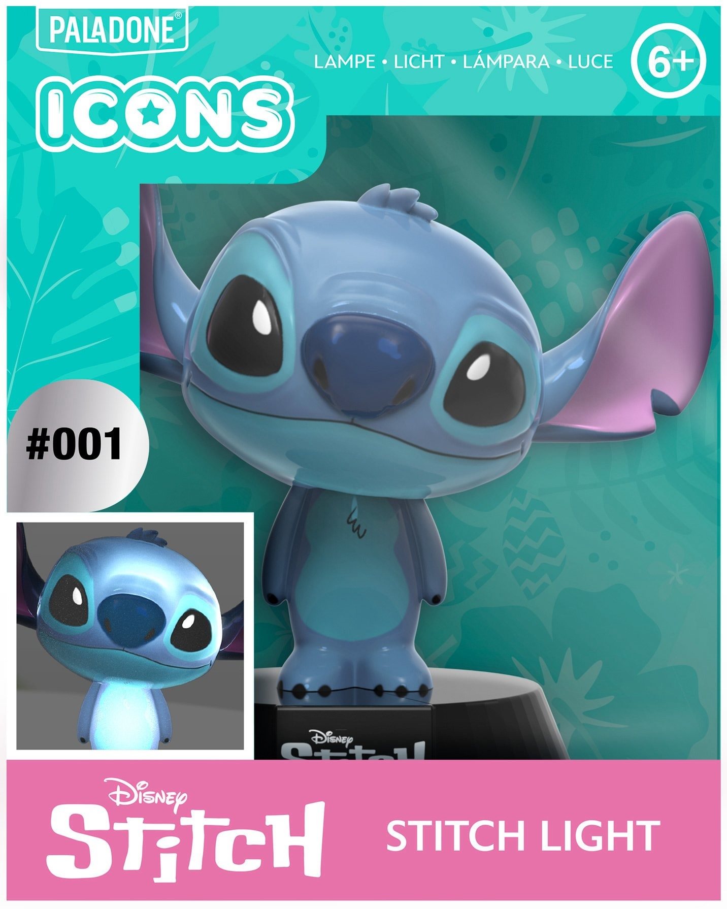 Figura Lilo and Stitch - Stitch - világító figura