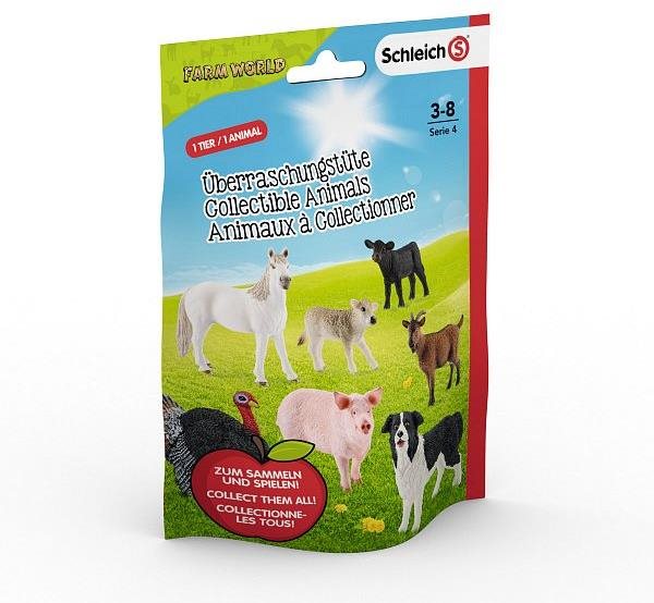 Figura Schleich meglepetés táska - tanyasi állatok XS