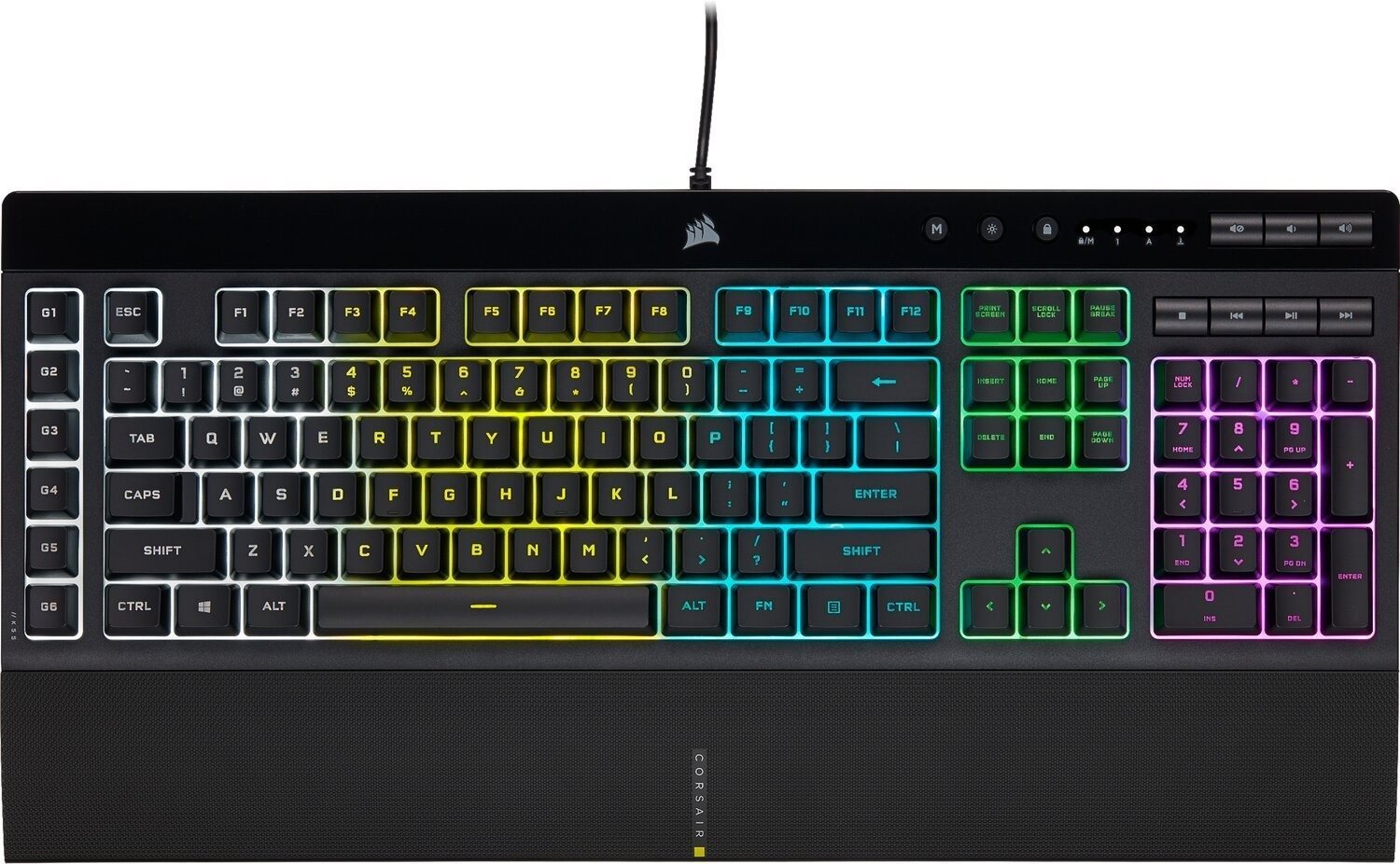 Gamer billentyűzet Corsair K55 PRO RGB - US