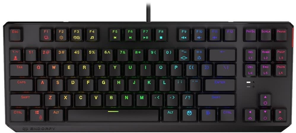 Gamer billentyűzet Endorfy Thock TKL Blue