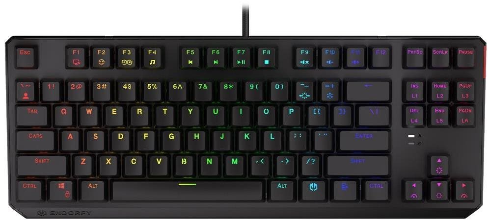 Gamer billentyűzet Endorfy Thock TKL Brown