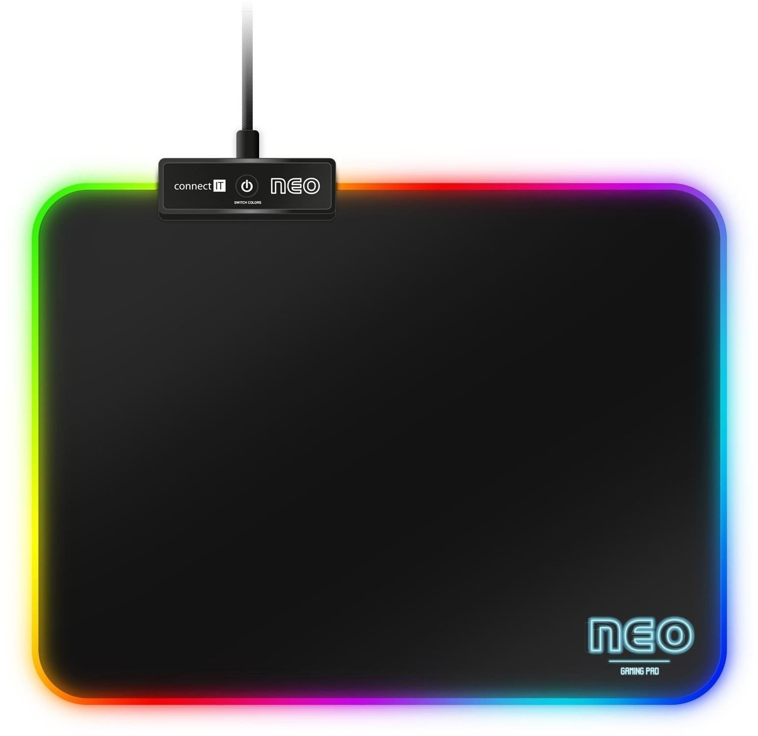 Gamer egérpad Connect IT CMP-3100-SM NEO RGB