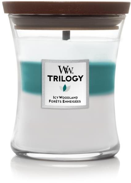 Gyertya WOODWICK Trilogy Icy Woodland 275 g