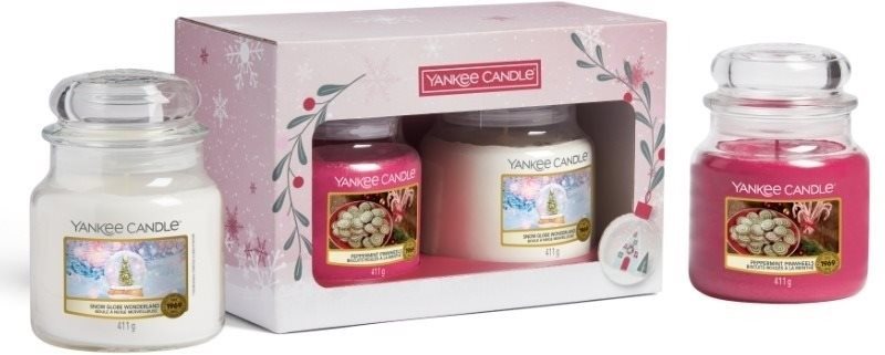 Gyertya YANKEE CANDLE Ajándékszett Gyertya üvegben 2× 411 g