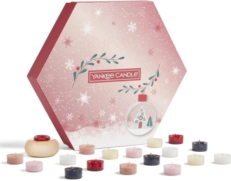 Gyertya YANKEE CANDLE Ajándékszett Gyertyatartó és teamécses 18× 9