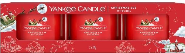 Gyertya YANKEE CANDLE Christmas Eve 3× 37 g